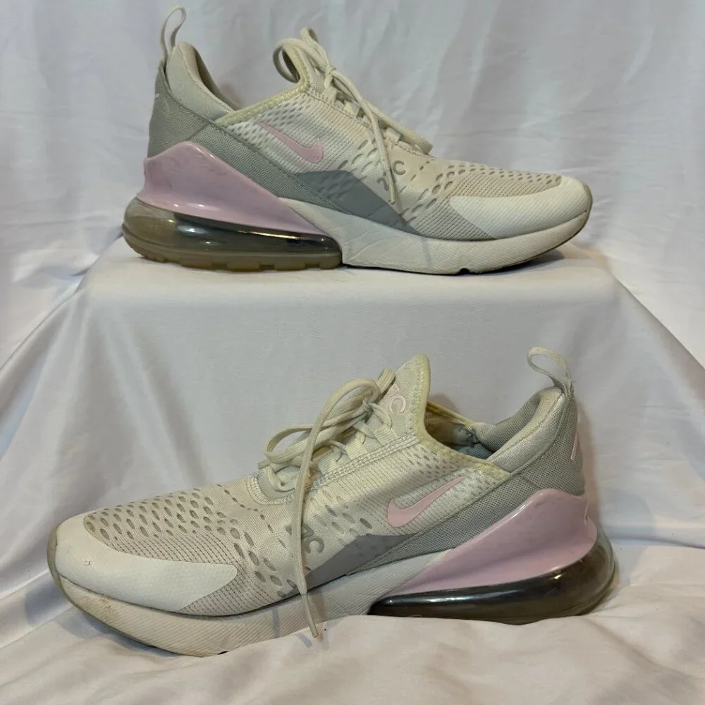 Air Max 270 Pink & White Size 9.5W - Picture 2 of 6